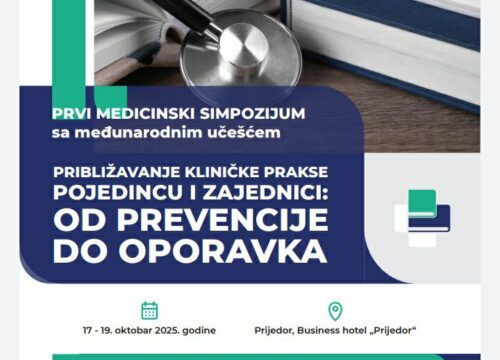 Prijedor domaćin prvog međunarodnog medicinskog simpozijuma – Prijedor 2025