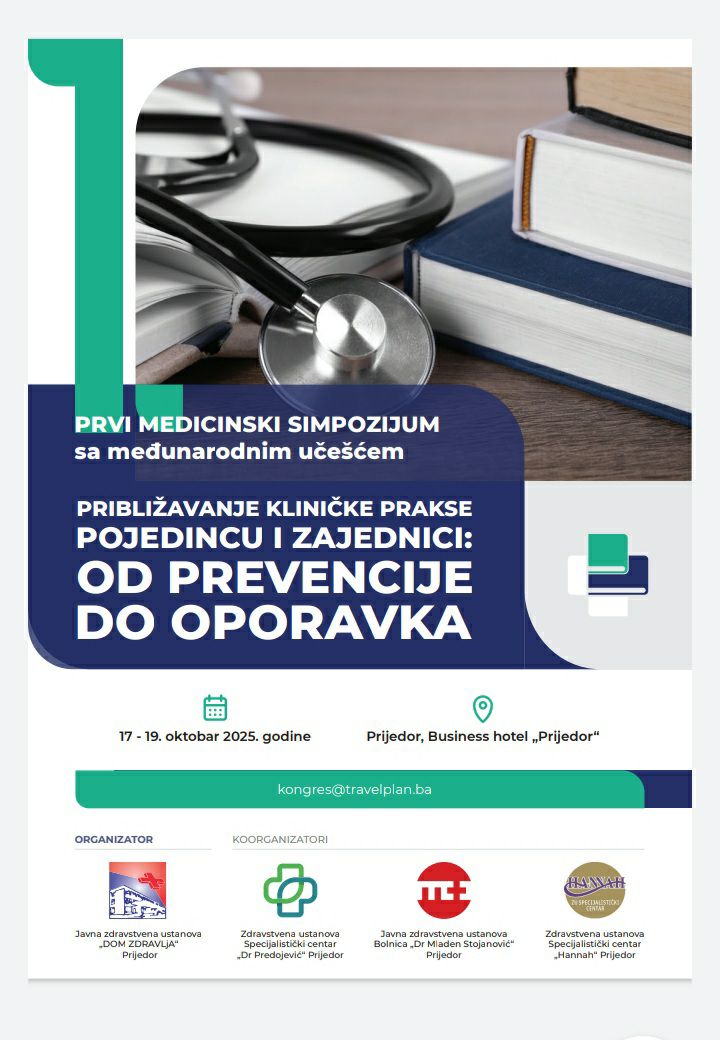 Prijedor domaćin prvog međunarodnog medicinskog simpozijuma – Prijedor 2025