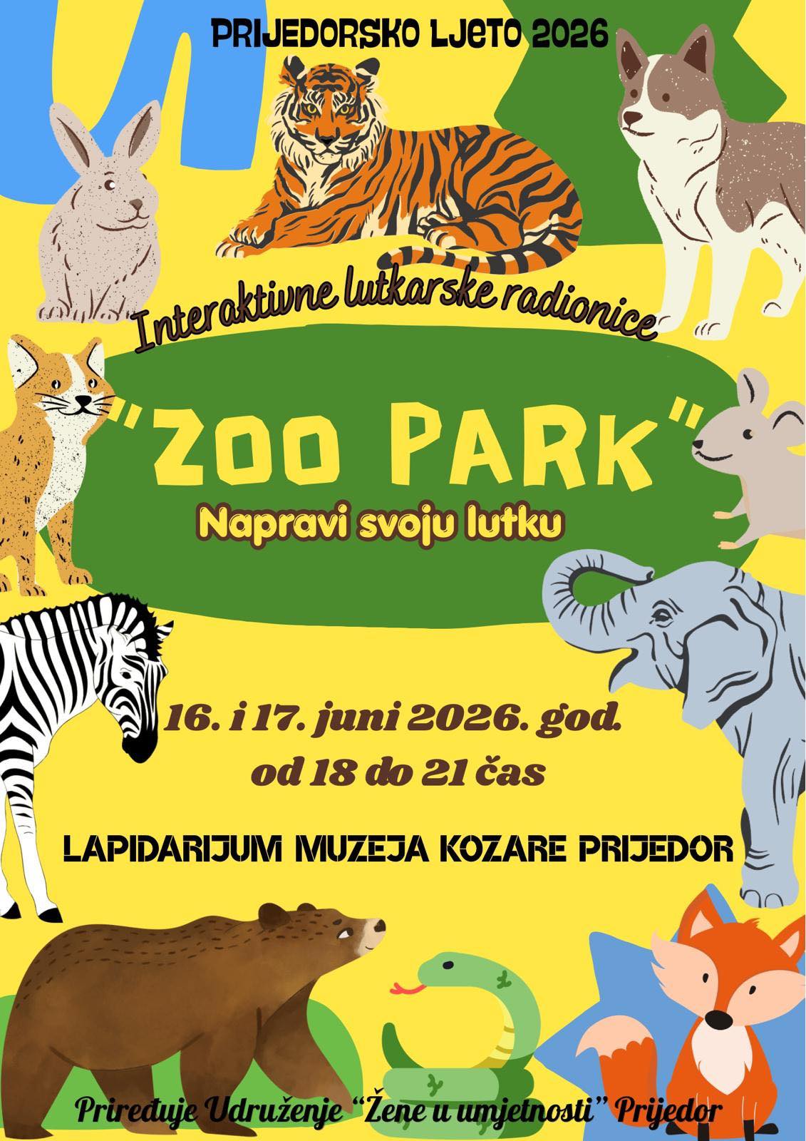 Interaktivne lutkarske radionice „ZOO PARK